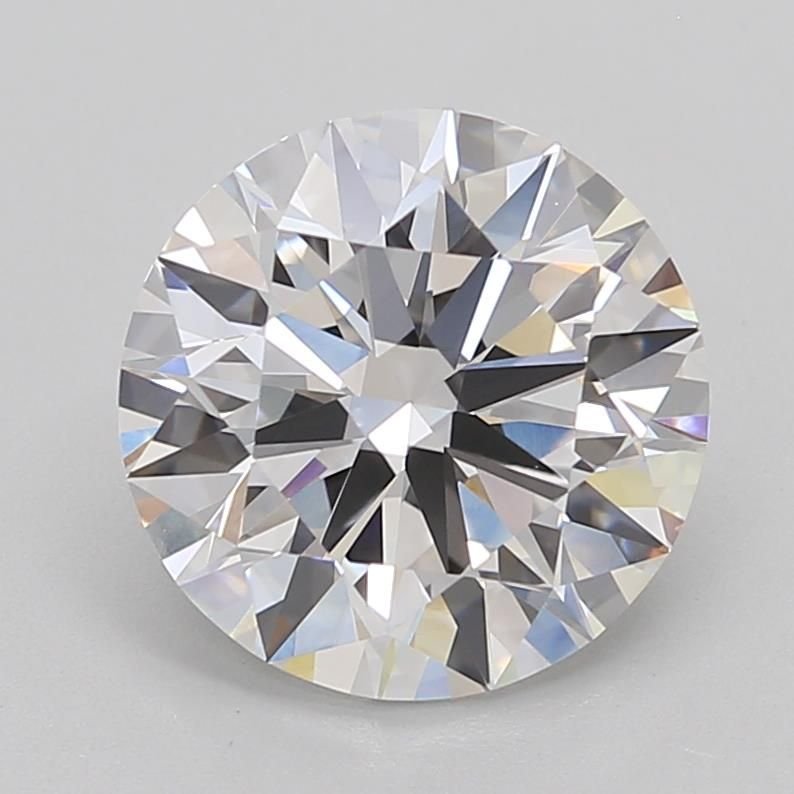 4.09ct D VVS2 Rare Carat Ideal Cut Round Lab Grown Diamond