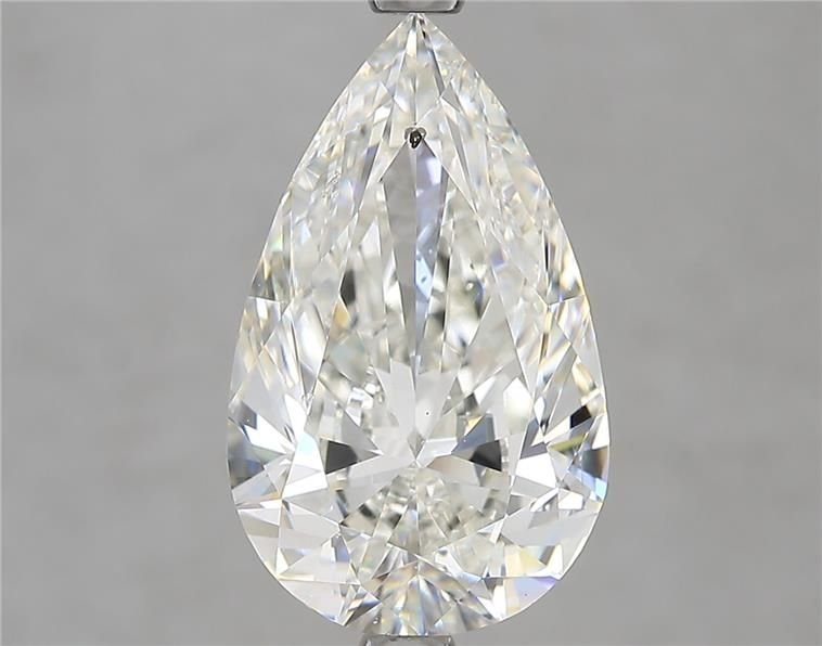 3.51ct J SI2 Rare Carat Ideal Cut Pear Diamond