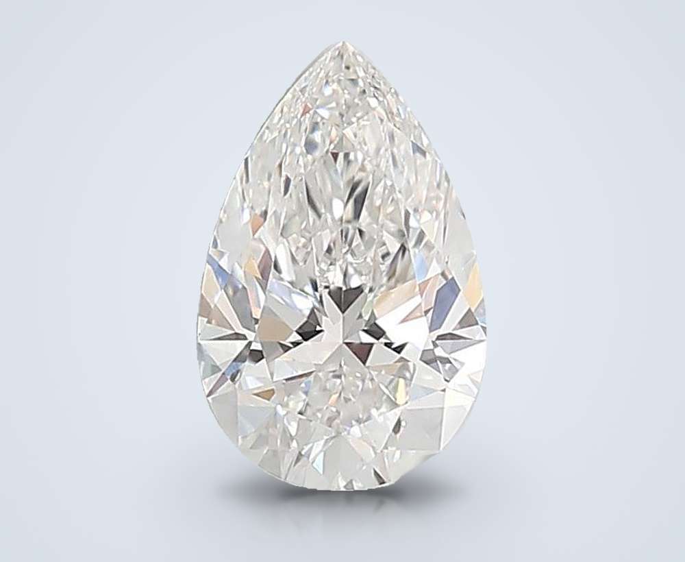 4.09 Carat Pear Lab Diamond
