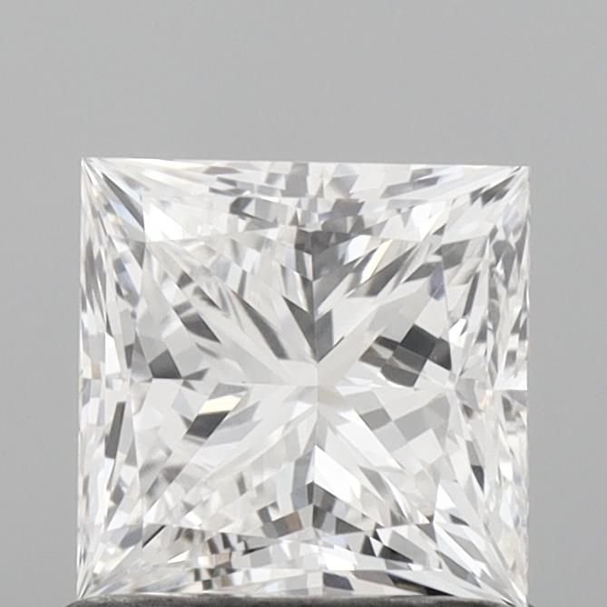 1.00ct E VVS2 Rare Carat Ideal Cut Princess Lab Grown Diamond