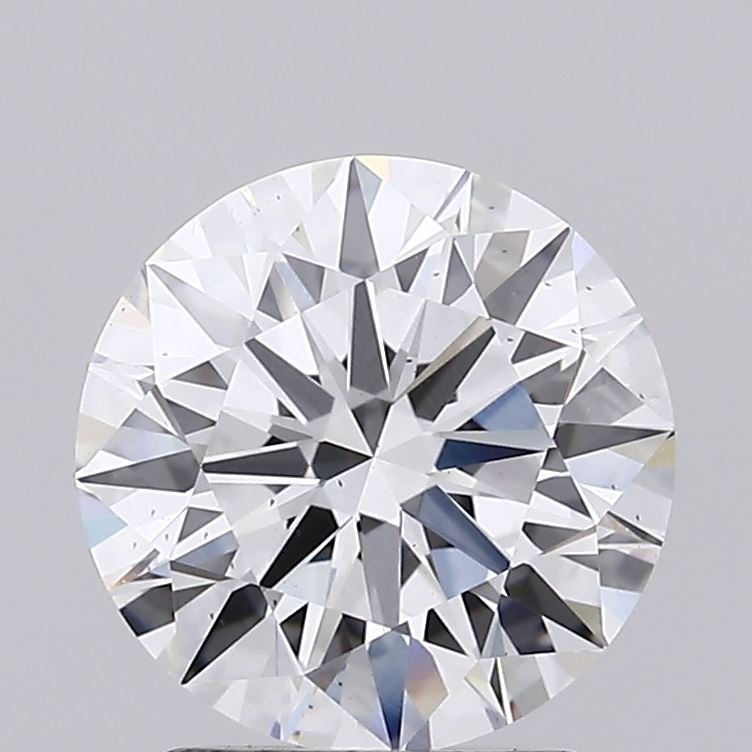 2.19ct E VS2 Rare Carat Ideal Cut Round Lab Grown Diamond