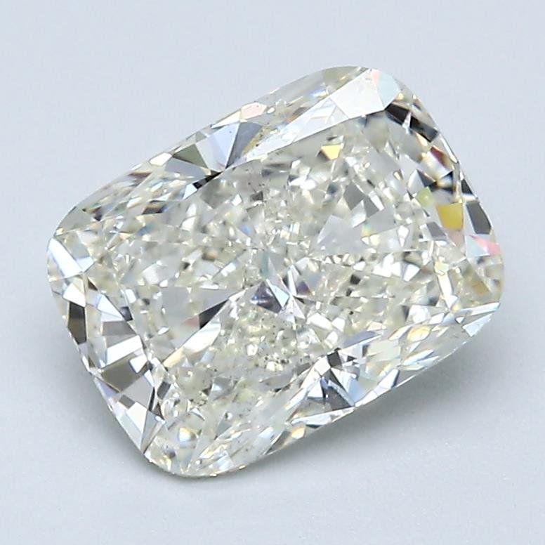 2.01ct K SI2 Rare Carat Ideal Cut Cushion Diamond