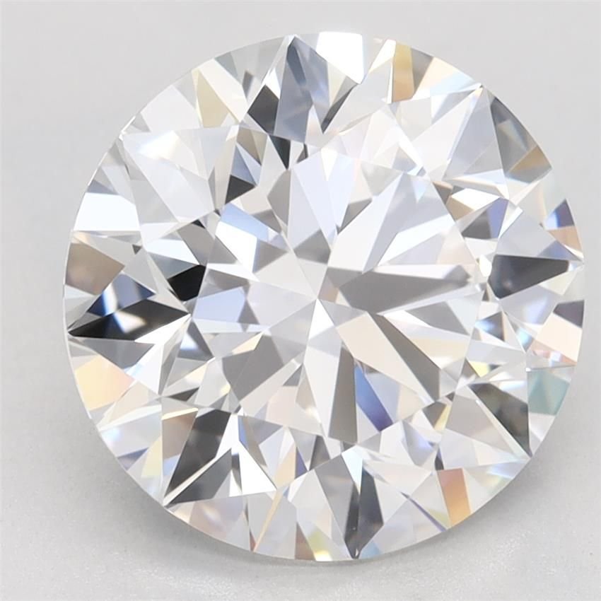 3.72ct D VVS1 Rare Carat Ideal Cut Round Lab Grown Diamond