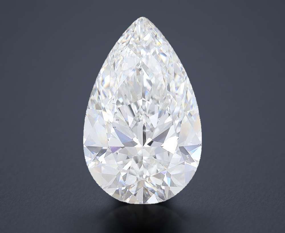 4.42 Carat Pear Lab Diamond