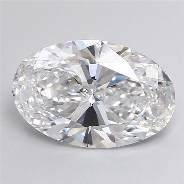 2.80ct D VVS2 Rare Carat Ideal Cut Oval Lab Grown Diamond