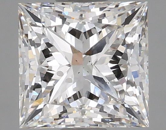 1.54ct E SI1 Rare Carat Ideal Cut Princess Lab Grown Diamond