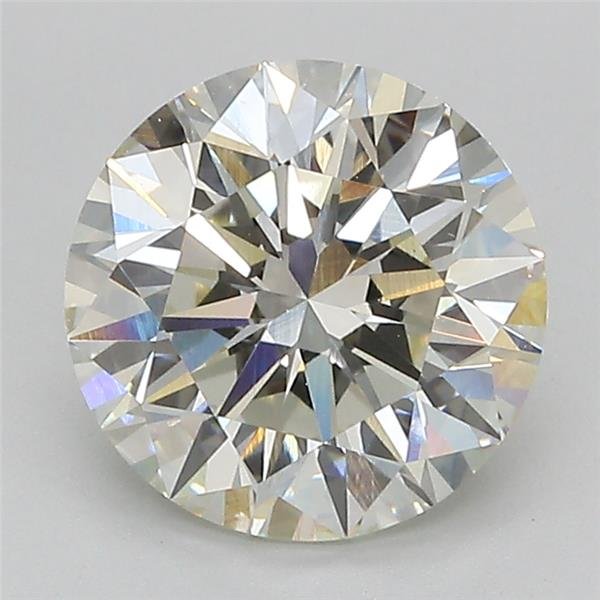 2.57ct J VS1 Excellent Cut Round Lab Grown Diamond