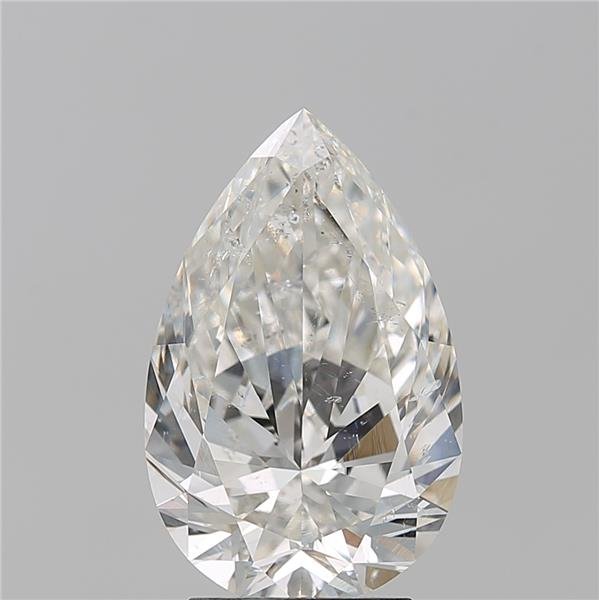 3.20ct I SI2 Rare Carat Ideal Cut Pear Diamond