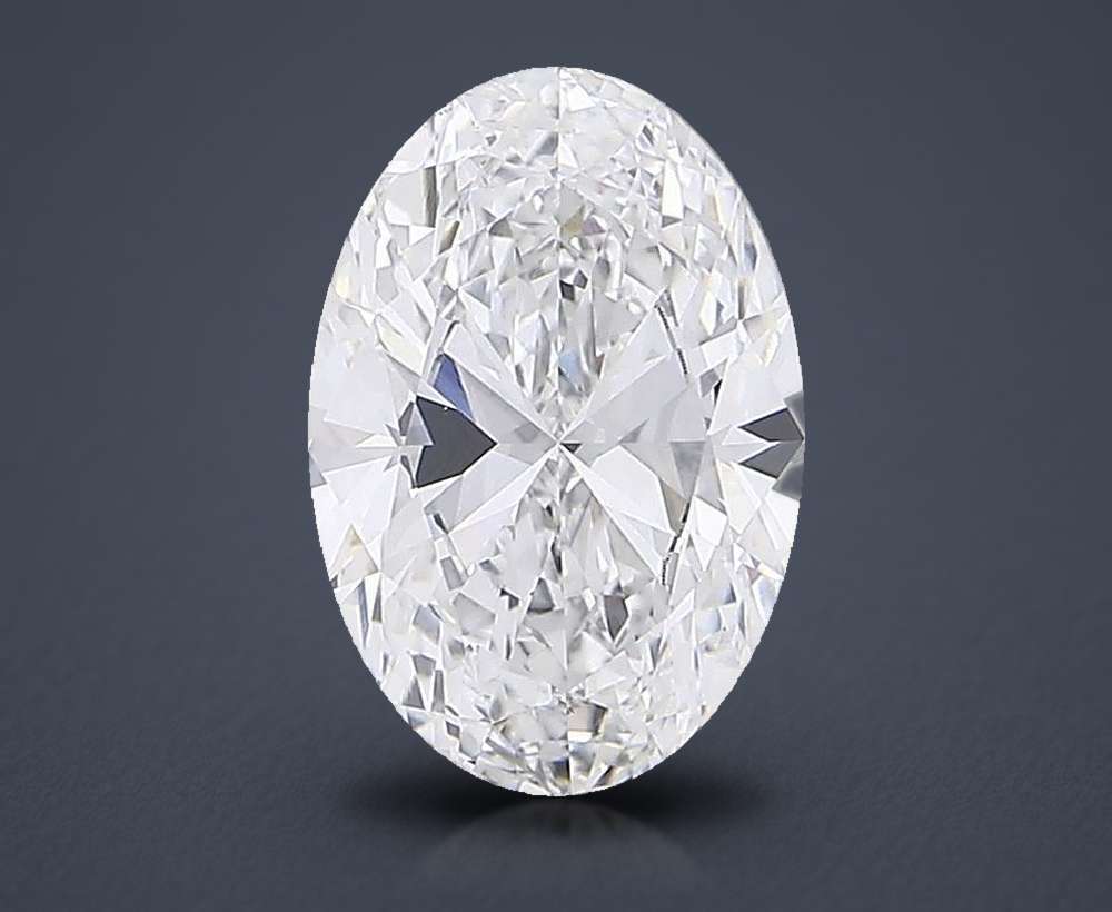 7.01 Carat Oval Lab Diamond