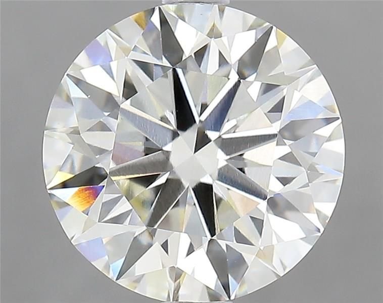 3.23ct J VVS2 Excellent Cut Round Lab Grown Diamond