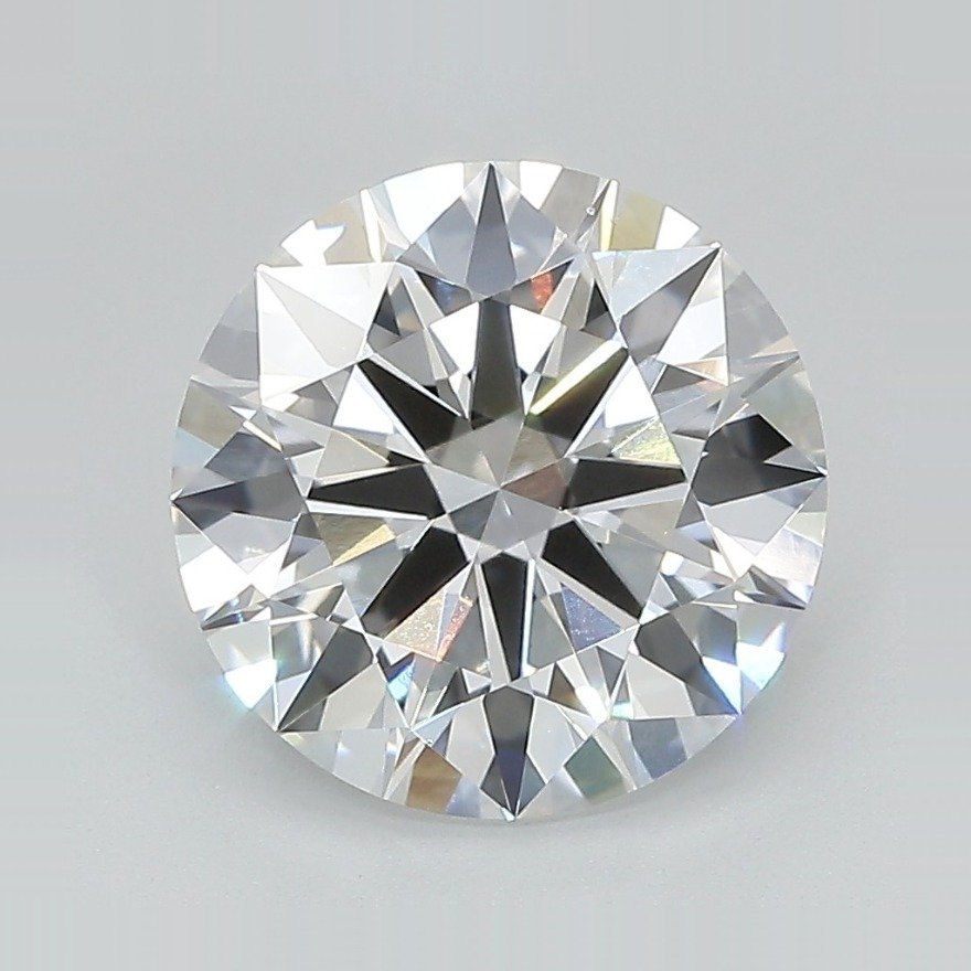 3.45ct E VS1 Rare Carat Ideal Cut Round Lab Grown Diamond