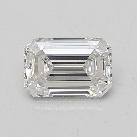 0.73ct E VVS2 Rare Carat Ideal Cut Emerald Lab Grown Diamond