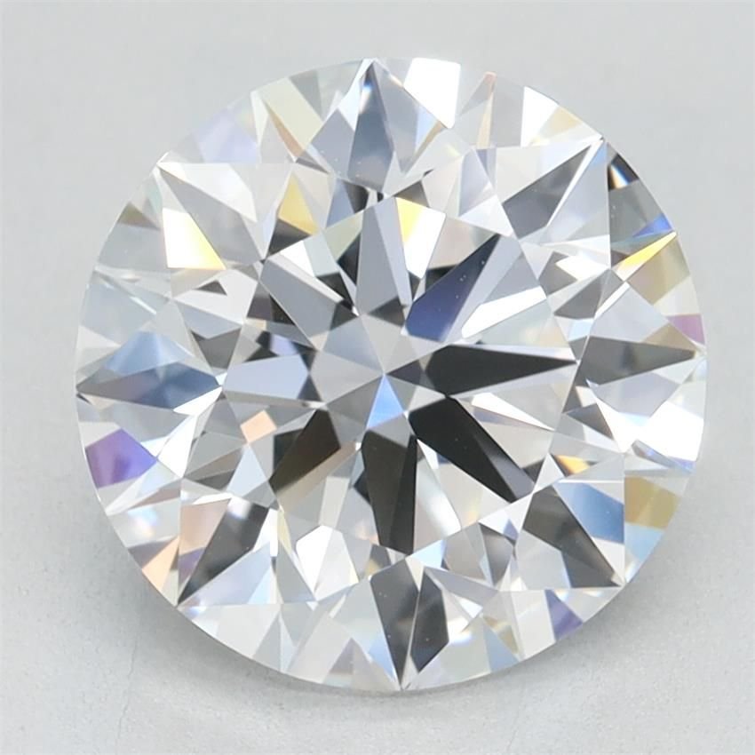 2.67ct D VVS1 Rare Carat Ideal Cut Round Lab Grown Diamond