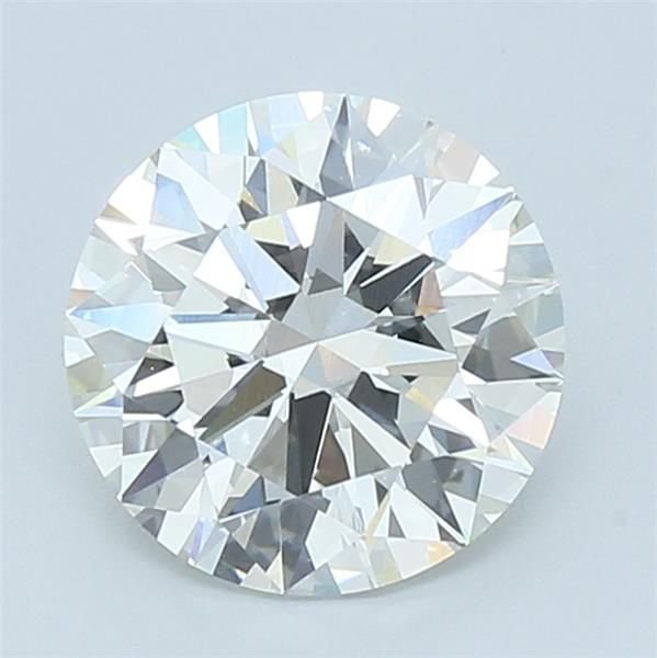 3.21ct F VVS2 Rare Carat Ideal Cut Round Lab Grown Diamond