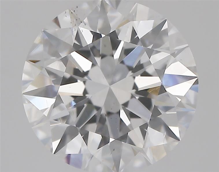 2.02ct D SI1 Rare Carat Ideal Cut Round Diamond