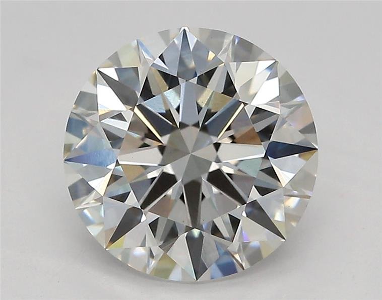 2.54ct F VVS2 Rare Carat Ideal Cut Round Lab Grown Diamond