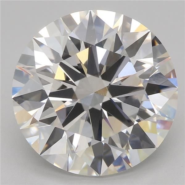 5.08ct F VS1 Rare Carat Ideal Cut Round Lab Grown Diamond