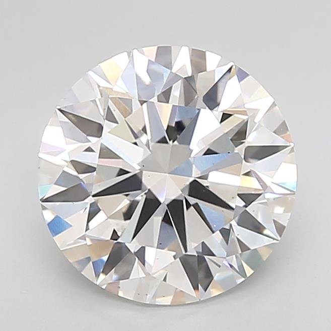 3.50ct E VS2 Rare Carat Ideal Cut Round Lab Grown Diamond