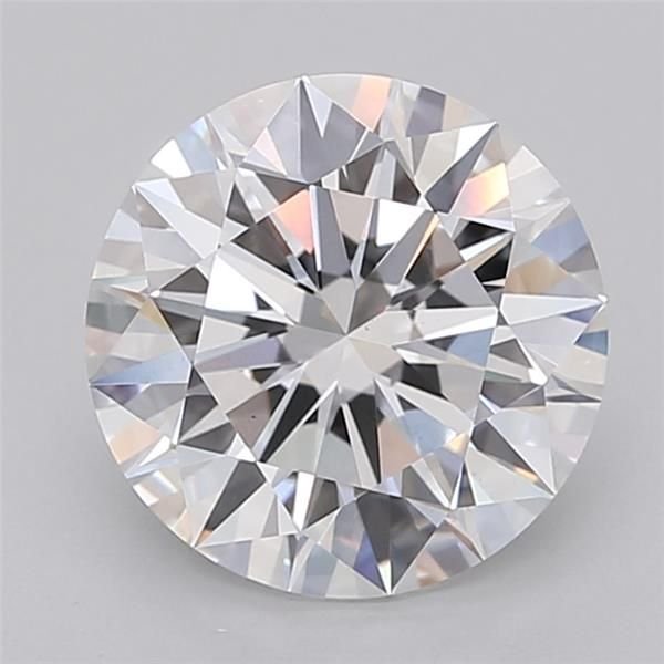 3.03ct D VS1 Rare Carat Ideal Cut Round Lab Grown Diamond