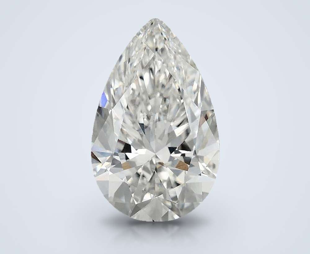 3.00 Carat Pear Lab Diamond