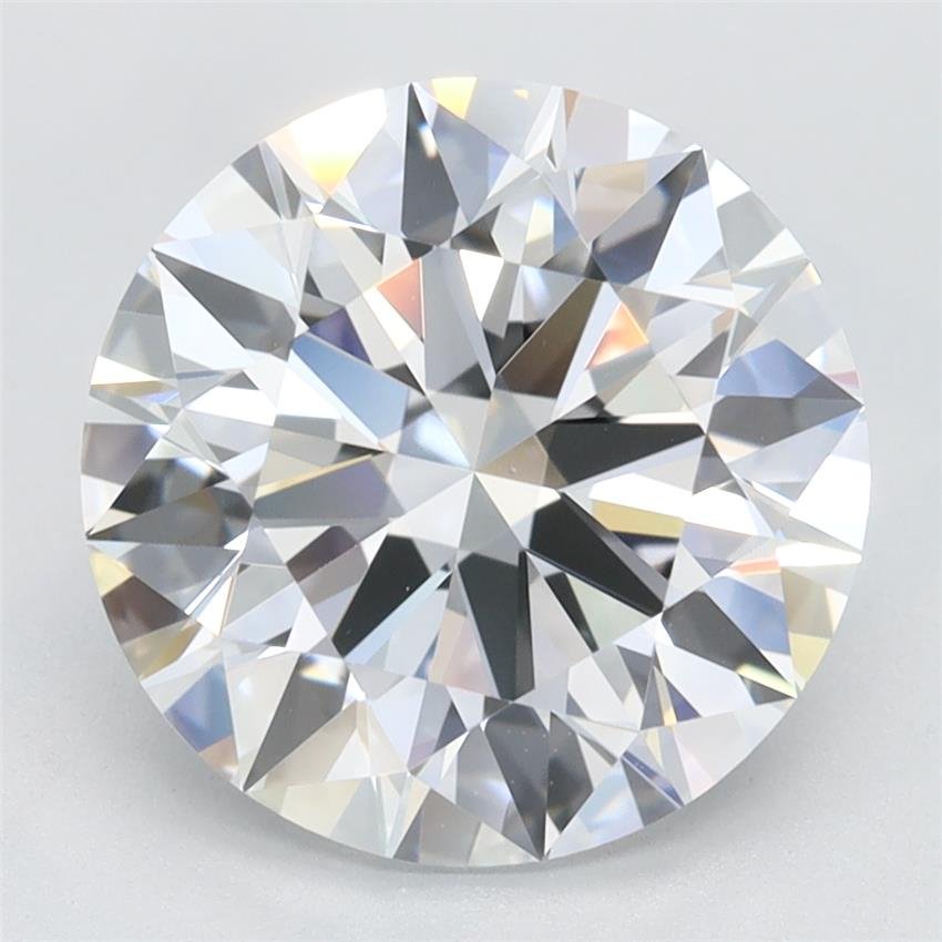 3.45ct D VVS1 Rare Carat Ideal Cut Round Lab Grown Diamond