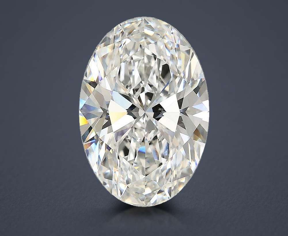 3.91 Carat Oval Lab Diamond