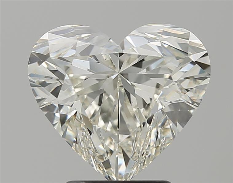 3.02ct J SI1 Rare Carat Ideal Cut Heart Diamond