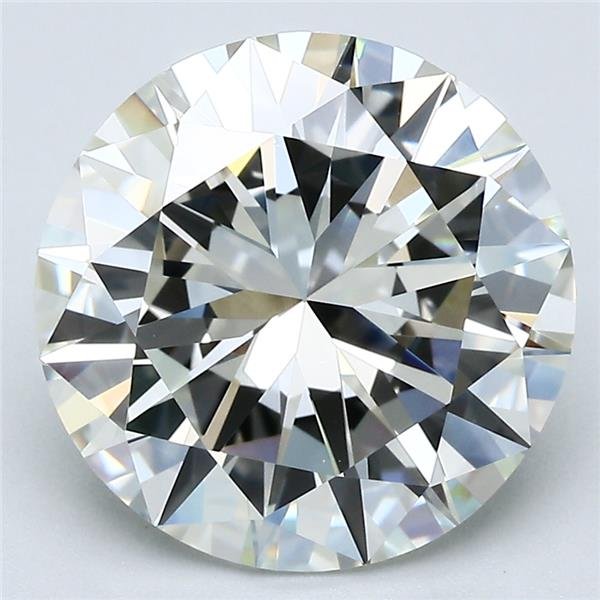 5.03ct J VVS1 Very Good Cut Round Diamond