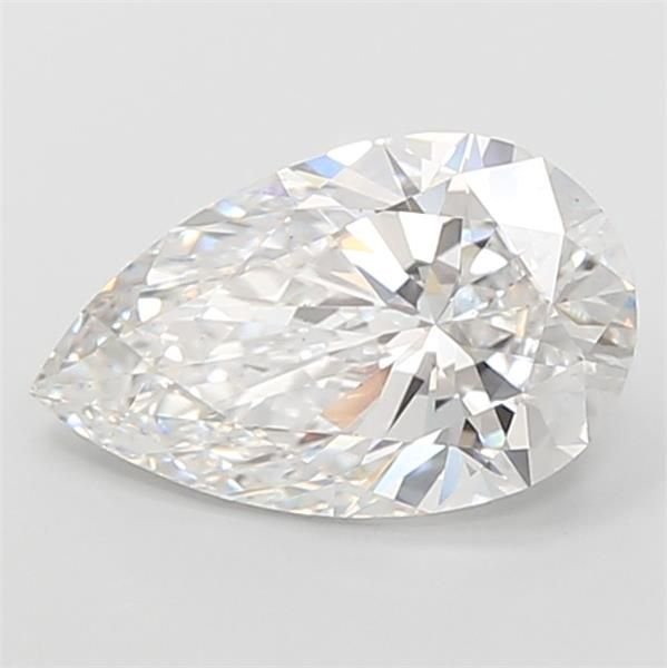 3.02ct E VS2 Rare Carat Ideal Cut Pear Lab Grown Diamond