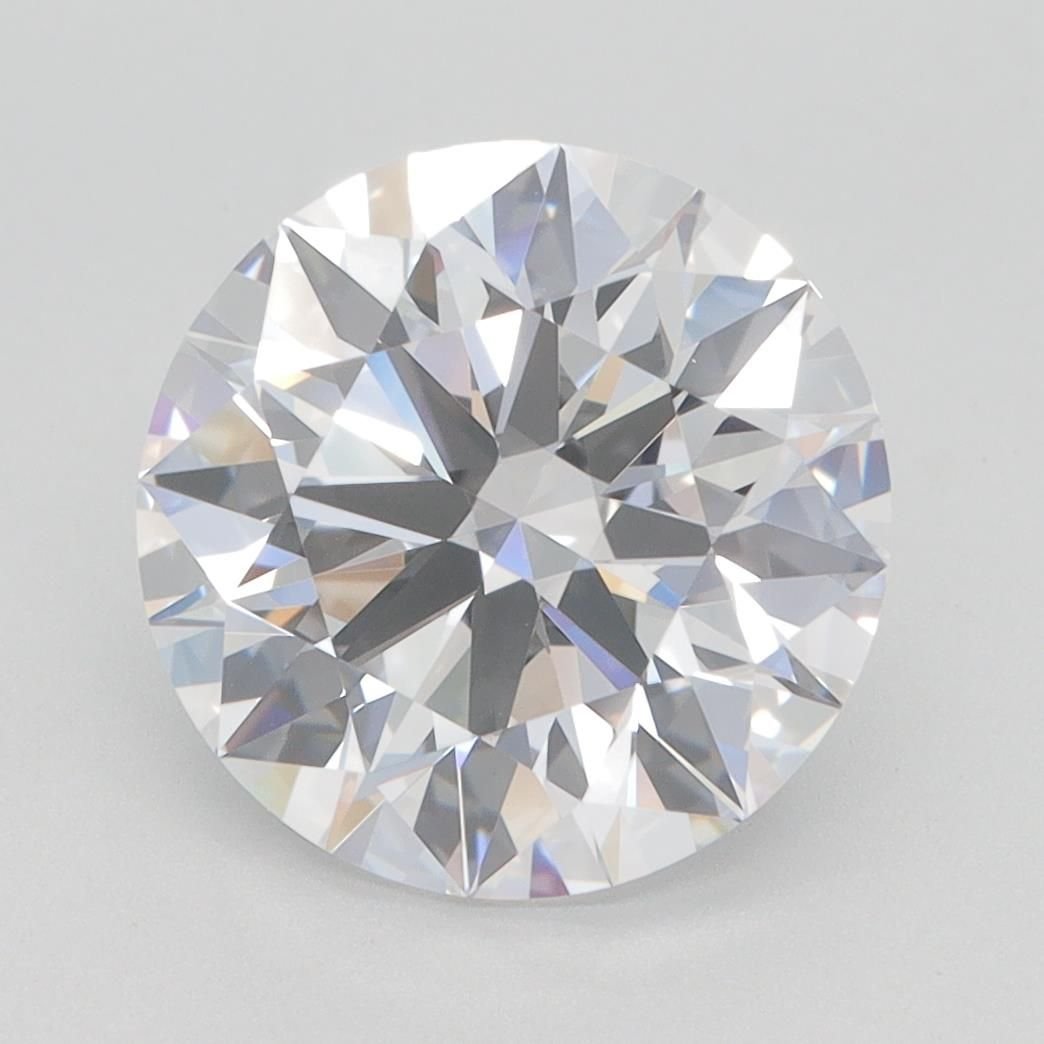 3.74ct D IF Rare Carat Ideal Cut Round Lab Grown Diamond