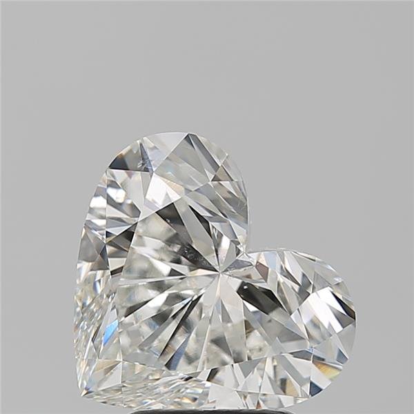 3.02ct I SI1 Rare Carat Ideal Cut Heart Diamond