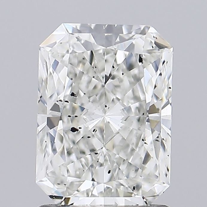 1.55ct F SI2 Rare Carat Ideal Cut Radiant Lab Grown Diamond