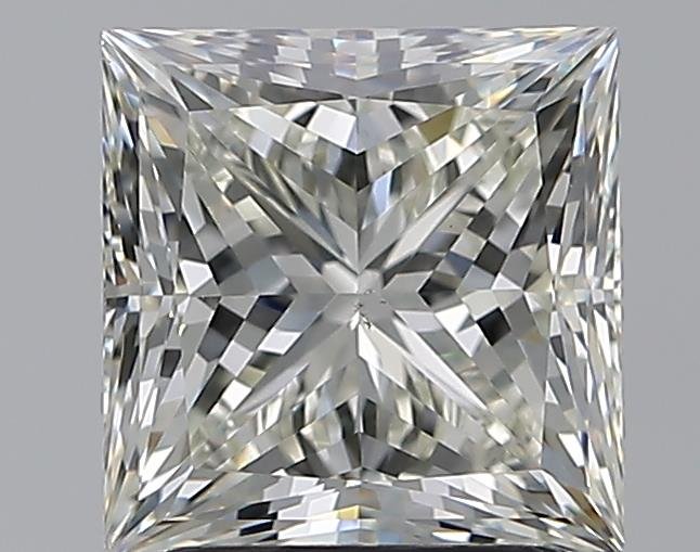 2.29ct J VS2 Rare Carat Ideal Cut Princess Diamond