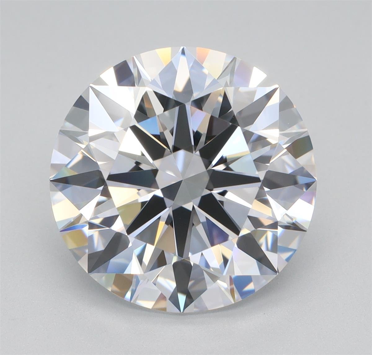 4.39ct D VVS1 Rare Carat Ideal Cut Round Lab Grown Diamond