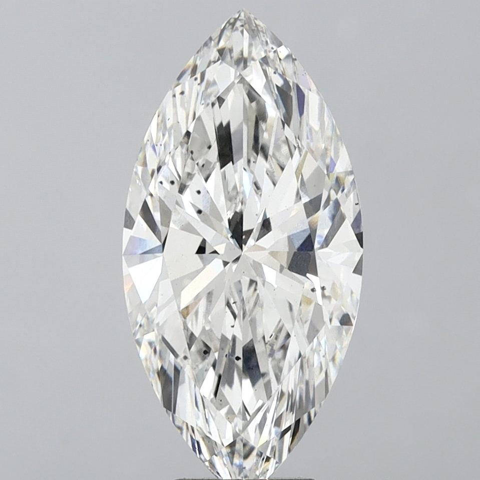 7.04ct F SI1 Rare Carat Ideal Cut Marquise Lab Grown Diamond