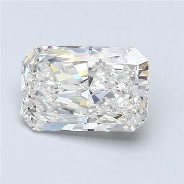 2.01ct I SI2 Rare Carat Ideal Cut Radiant Diamond