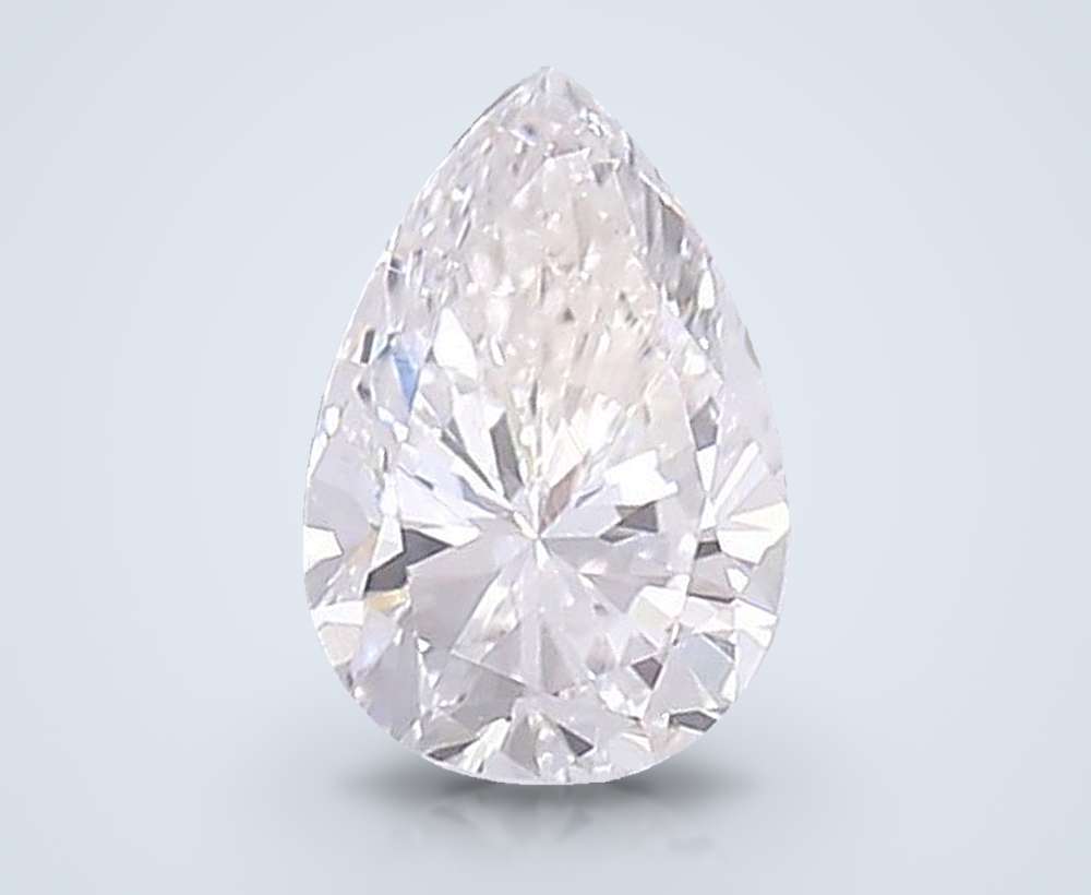 0.58 Carat Pear Lab Diamond