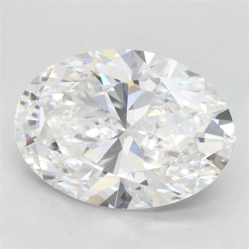 3.15ct D VVS2 Rare Carat Ideal Cut Oval Lab Grown Diamond