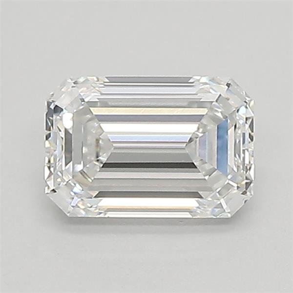 0.85ct E IF Rare Carat Ideal Cut Emerald Lab Grown Diamond