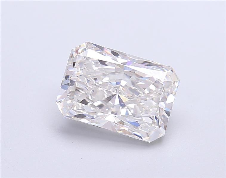 2.72ct F VS1 Rare Carat Ideal Cut Radiant Lab Grown Diamond