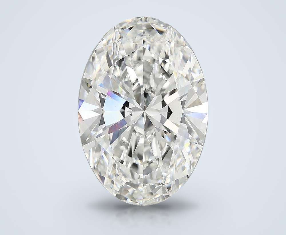 7.80 Carat Oval Lab Diamond