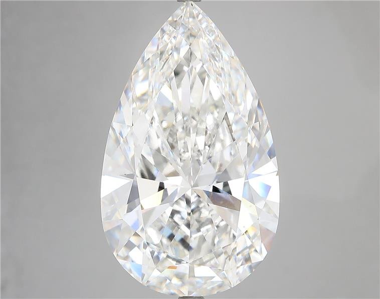 15.06ct E VVS2 Rare Carat Ideal Cut Pear Lab Grown Diamond
