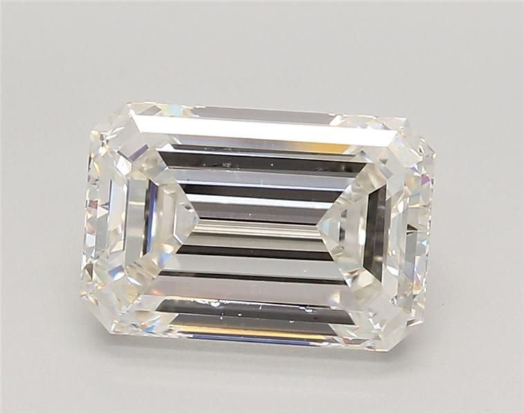 3.07ct G VVS2 Rare Carat Ideal Cut Emerald Lab Grown Diamond