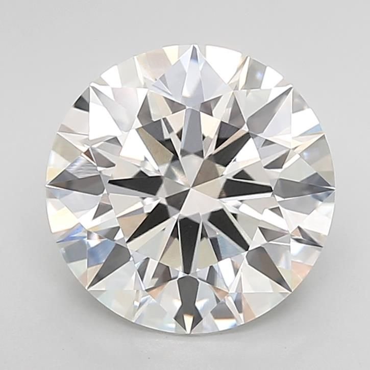 3.58ct F VVS2 Rare Carat Ideal Cut Round Lab Grown Diamond