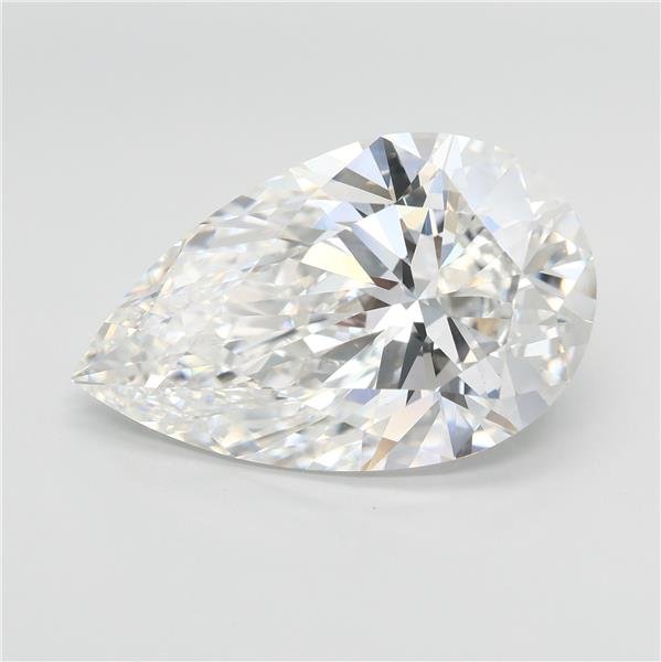 10.08ct F VS1 Excellent Cut Pear Lab Grown Diamond