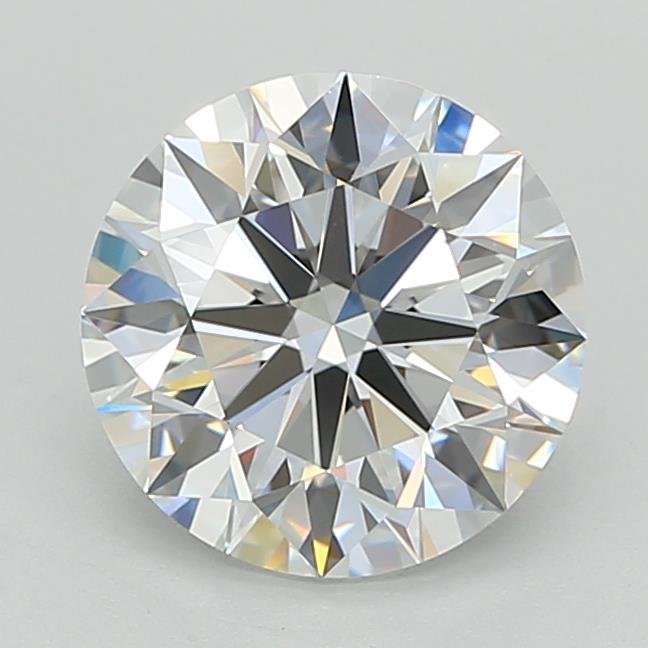 2.51ct D VVS1 Rare Carat Ideal Cut Round Lab Grown Diamond