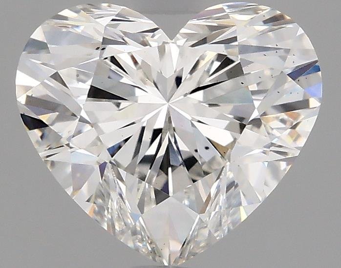 2.17ct F VS2 Rare Carat Ideal Cut Heart Lab Grown Diamond