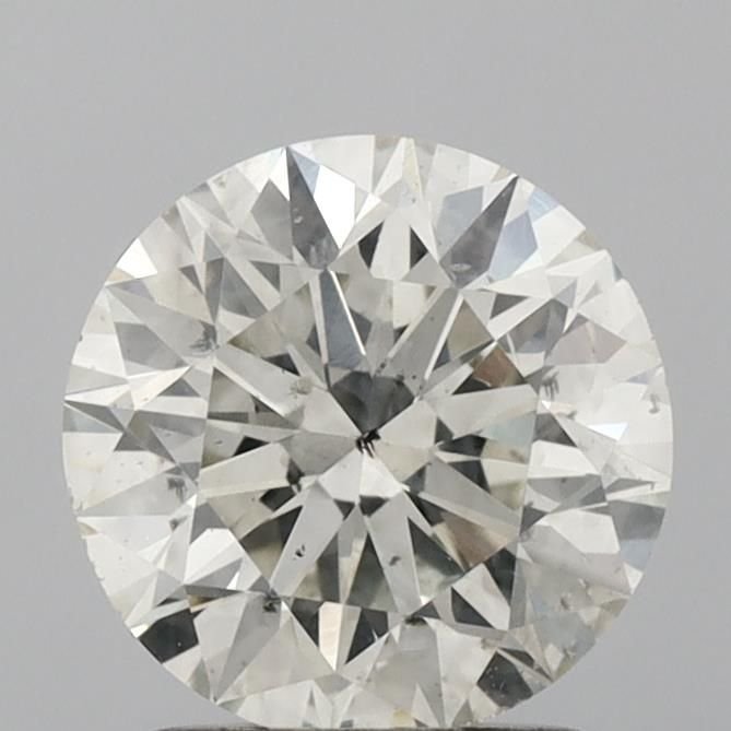 1.71ct J SI2 Rare Carat Ideal Cut Round Diamond