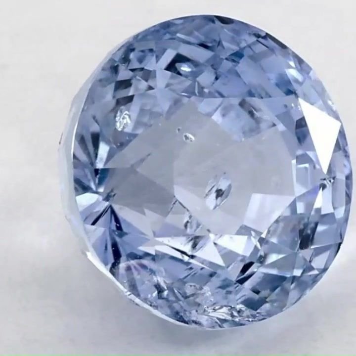6.01 Carat Blue Round Sapphire