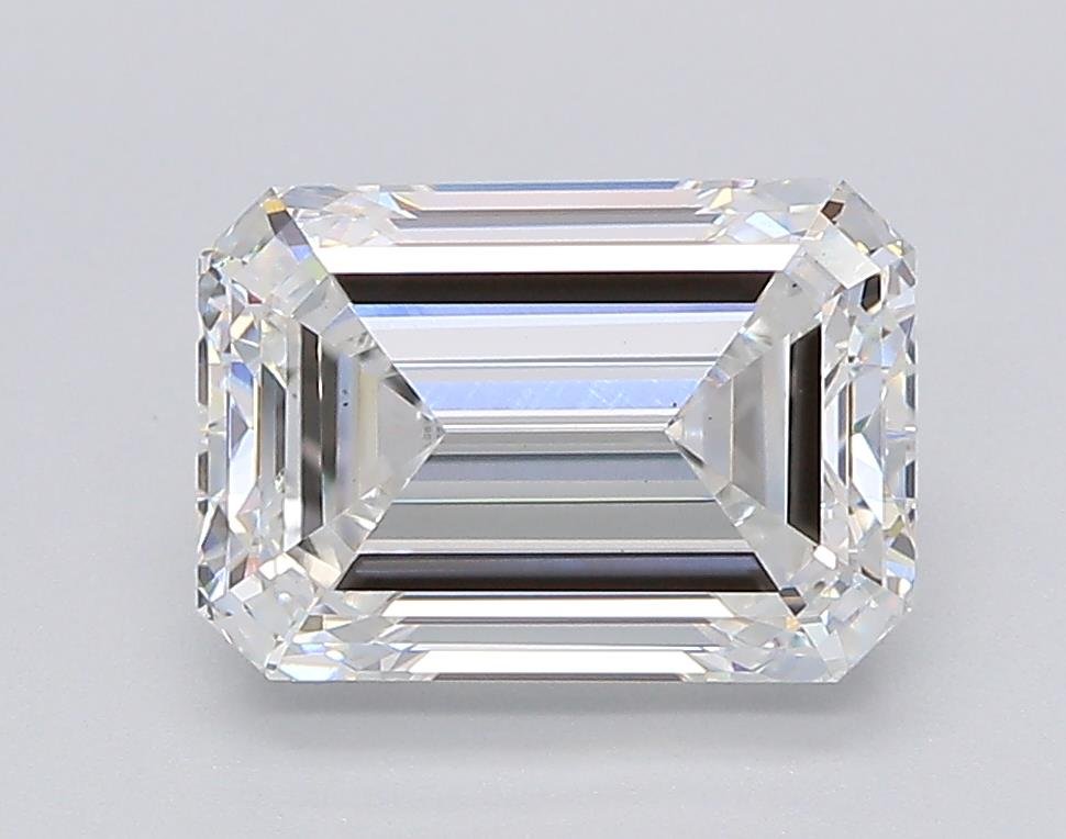 2.57ct E VS1 Excellent Cut Emerald Lab Grown Diamond